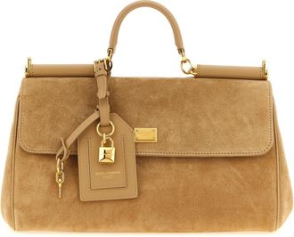 Dolce & Gabbana Beige Calfskin Womens Handbag