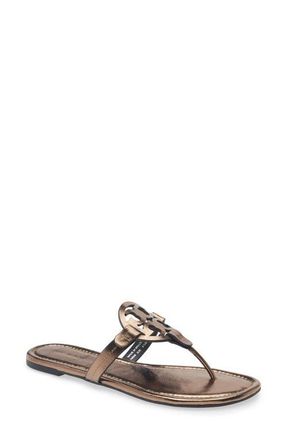 Tory Burch Miller Thong Sandal in Copper Freeze at Nordstrom, Size 10.5