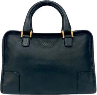 Loewe Pre-owned leren handtas - Dames - Vintage Handtas - Zwart - ONE Size - Leer - Vintage