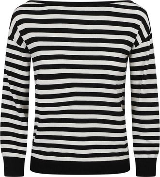 Max Mara Stecca Knit - Dames - Ronde hals truien - Veelkleurig - S - Polyester - Truien & Vesten