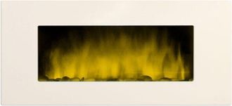 Chemin'Arte Chimenea El&eacute;ctrica 2000w Con Mando A Distancia Blanco - White Loft Xxl - Cheminarte