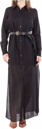 Michael Kors Dames, Jurken, Zwart, Maat: S Katoen