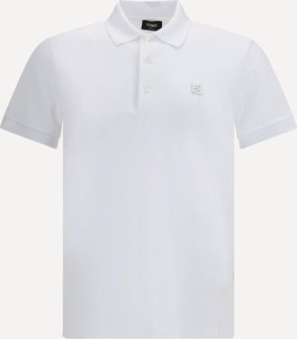 Fendi Polo a maniche corte in cotone Man M