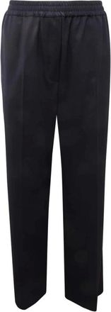 Max Mara Broeken, Dames, Blauw, M, Wol, Petra Wolle-Mix Broek