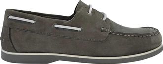 Jack Wills Leren bootschoenen voor heren (Grijs)