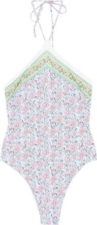 MC2 Saint Barth Meryem Foulard Bandeau One Piece Badpak - Dames - Badpakken - Veelkleurig - L - Polyester - Badmode