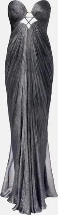 Maria Lucia Hohan Julieta draped silk gown