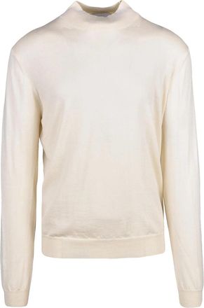 Dressism. Butter-Colored Turtleneck Knit in Extrafine Merino Wool