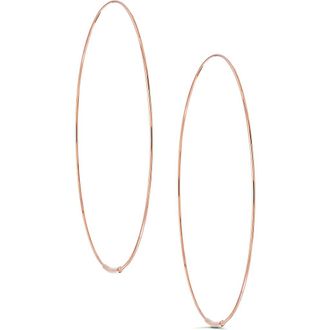 Lana Jewelry 14K Gold Large Magic Hoop Earrings in Rose Gold at Nordstrom