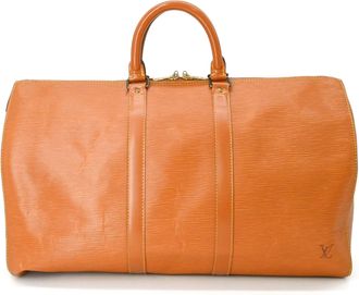 Louis Vuitton Gold Cipango Light Brown Epi Leather Boston Bag (Pre-Owned)
