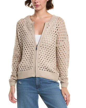 Elan Elan Open Knit Cardigan
