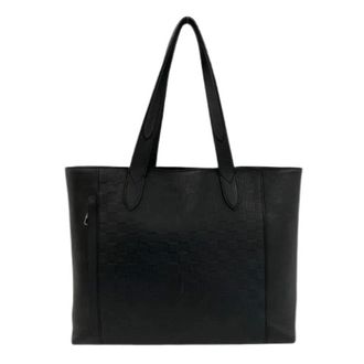 Louis Vuitton Pre-owned Tote Bags, female, Black, Size: ONE SIZE Pre-owned Cabas Voyage Damier Infini Leather Tote Bag