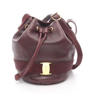 Ferragamo Leather Shoulder Bag (Pre-Owned)