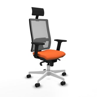 Piqueras y Crespo Piqueras Y Crespo Horna Silla De Oficina Naranja Ajustable