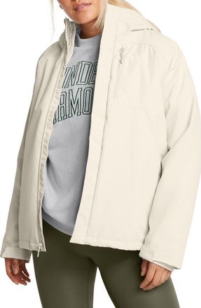 Under Armour Porter 3-in-1 Jacket in Summit White //White at Nordstrom, Size Xx-Large