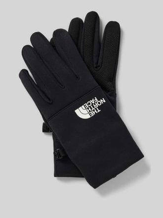 The North Face Handschuhe mit Label-Print Modell ETIP in Black, Gr&ouml;&szlig;e M