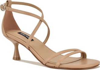 Nine West Jettie Ankle Strap Sandal in Arena Tan at Nordstrom Rack, Size 7