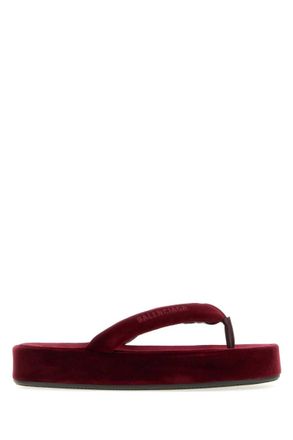 Balenciaga Dark Brown Solid Jet Lag Sandals