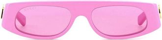 Gucci GG1771S002 Logo-Embellished Sunglasses - Pink