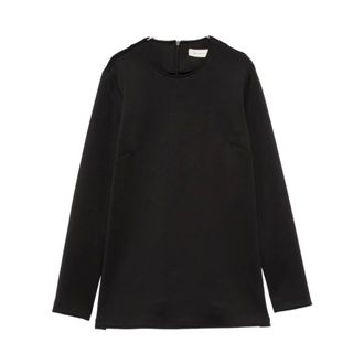 Max Mara Dames, Tops, Zwart, Maat: M Viscose