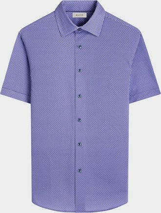 Bugatchi Mens OoohCotton Miles Sport Shirt