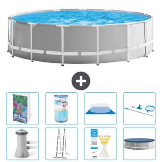 Intex Piscina Prism Frame Redonda - 457x122 Cm - 9-piezas S542