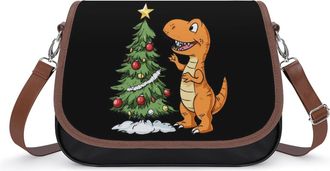 Generic Dragon Christmas Tree Small Womens Crossbody Bags Shoulder Handbag with Adjustable Strap for Travel