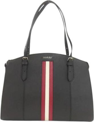 Bally Pre-owned Tote bag - Dames - Vintage Handtas - Zwart - ONE Size - Leer - Vintage