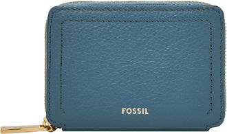 Fossil Womens Logan Accessory-Travelers Card Sleeves, Blue, Small