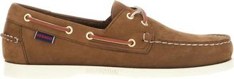 Sebago Docksides Portland Nubuck - Heren - Bootschoenen - Bruin - 41 EU - Leer - Schoenen