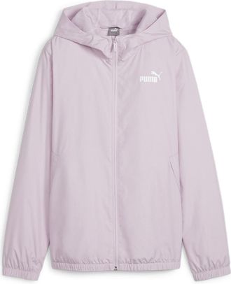 Puma Womens Essentials Windbreaker Jacket, Grape Mist, L