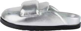 L37 Unieke Mules - Dames - Slip ons - Grijs - 36 EU - Leer - Schoenen