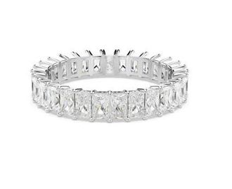 Swarovski Ladies Baguette Cut Matrix Ring, Size 55