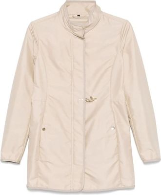 Fay Beige Autojack met Kreeftklauw - Dames - Zomerjassen - Beige - L - Jassen