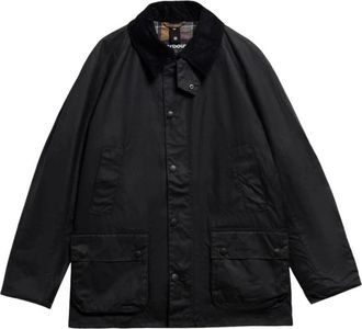 Barbour Ashby Wax Jacket - Heren - Jassen - Blauw - Maat: XL Katoen