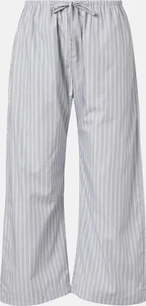 Leset Yoshi striped cotton-blend wide-leg pants