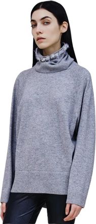 Nenette Turtleneck - Dames - Coltruien - Grijs - XS - Wol - Truien & Vesten