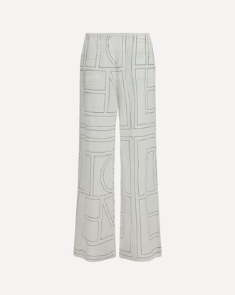 Toteme Monogram Pants Female 38