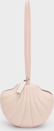 Charles & Keith Seashell Swirl-Print Tote Charm