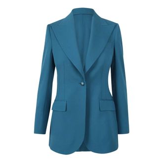 Dolce & Gabbana Tailored Single-Breasted Jacket - female - Dolce & Gabbana - Blazers - Blue - L - Jackets