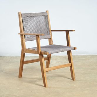 Wanda Collection Wanda Collection - Sill&oacute;n De Jard&iacute;&shy;n De Teca Y Cuerda Gris Cl&eacute;o