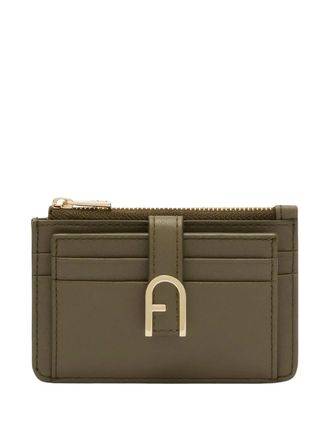 Furla leather wallet - women - CALFSKIN/Viscose - One Size - Green