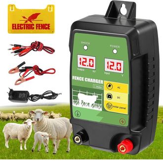 OEM Elektrische Grasmaaier Met 2 Uitgangen (12v) En Dubbel Led-display, Een Actieradius Van 10 Km En Een Waterdicht Dak Ter Bescherming Van Landbouwdieren