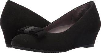 SAS Audrey Womens Shoes Black Suede : 7.5 WW - Double Wide (D)