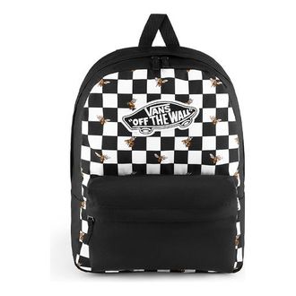 Vans Realm Bee Checkerboard Backpack Black White VN0A3UI6YZT