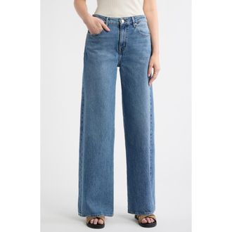 Treasure & Bond High Waist Wide Leg Jeans in Medium Wash at Nordstrom, Size 26