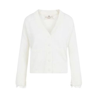 Ermanno Scervino Truien & Vesten, Dames, Wit, S, Cardigan