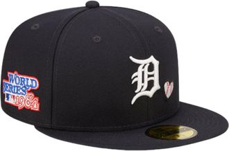 New Era Detroit Tigers Team Heart 59FIFTY Fitted 60243676 - Navy 1984