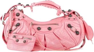 Balenciaga Pre-owned Shoulder Bags, female, Pink, Size: ONE SIZE Pre-owned Vintage Shoulder Bag
