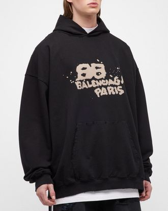 Balenciaga black hoodie popular Size 1 small worn by Durant